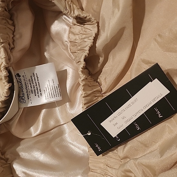 Burleska victorian Lolita knee length burlesque lace skirt - Picture 6 of 12